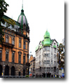 Some historical buildings in city of Lviv.